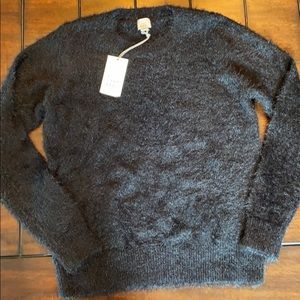 A new day black fuzzy sweater women’s size large